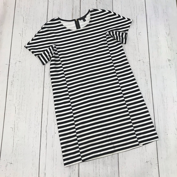 J. Crew Dresses & Skirts - J. Crew Black & White Striped Dress
